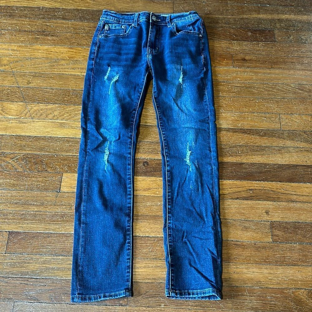 Adriano Goldschmeid Kids “Jax” Skinny Jeans, Distressed, Sz 12